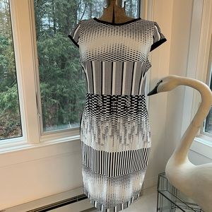 Black and white dress